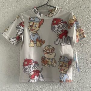 NWT Paw Patrol Rash Guard Size 3T